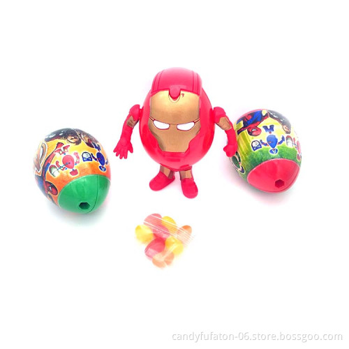 New creative surprise egg toy with candy inside